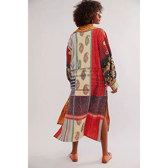 New FREE PEOPLE  Island Bright Duster Size Small - Picture 3 of 9